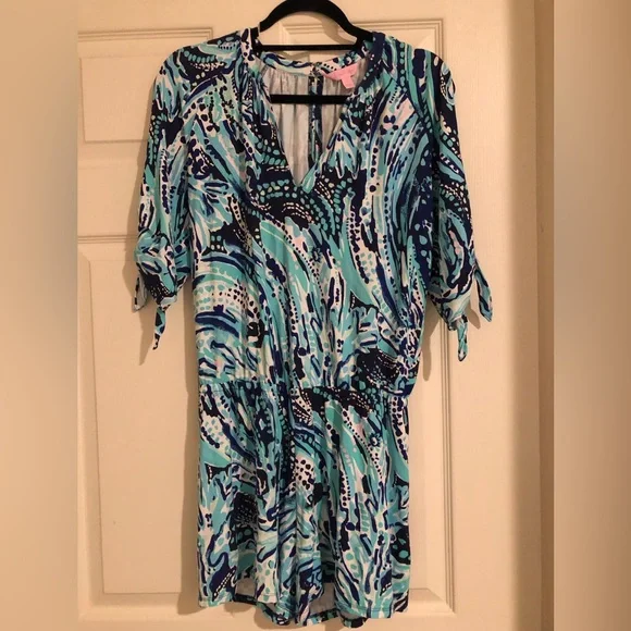 Lilly Pulitzer Bryce Crash the Bash romper size small - Picture 3 of 7